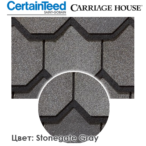 CertainTeed Carriage House цвет Stonegate Gray
