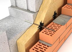 Базальтопластиковая гибкая связь Гален БПА 6-Газобетон для установки в основание из газобетонных или пенобетонных блоков после возведения стен несущей стены на roof-n-roll